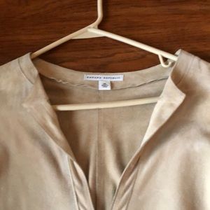 Banana Republic Long Sleeve suede Tunic